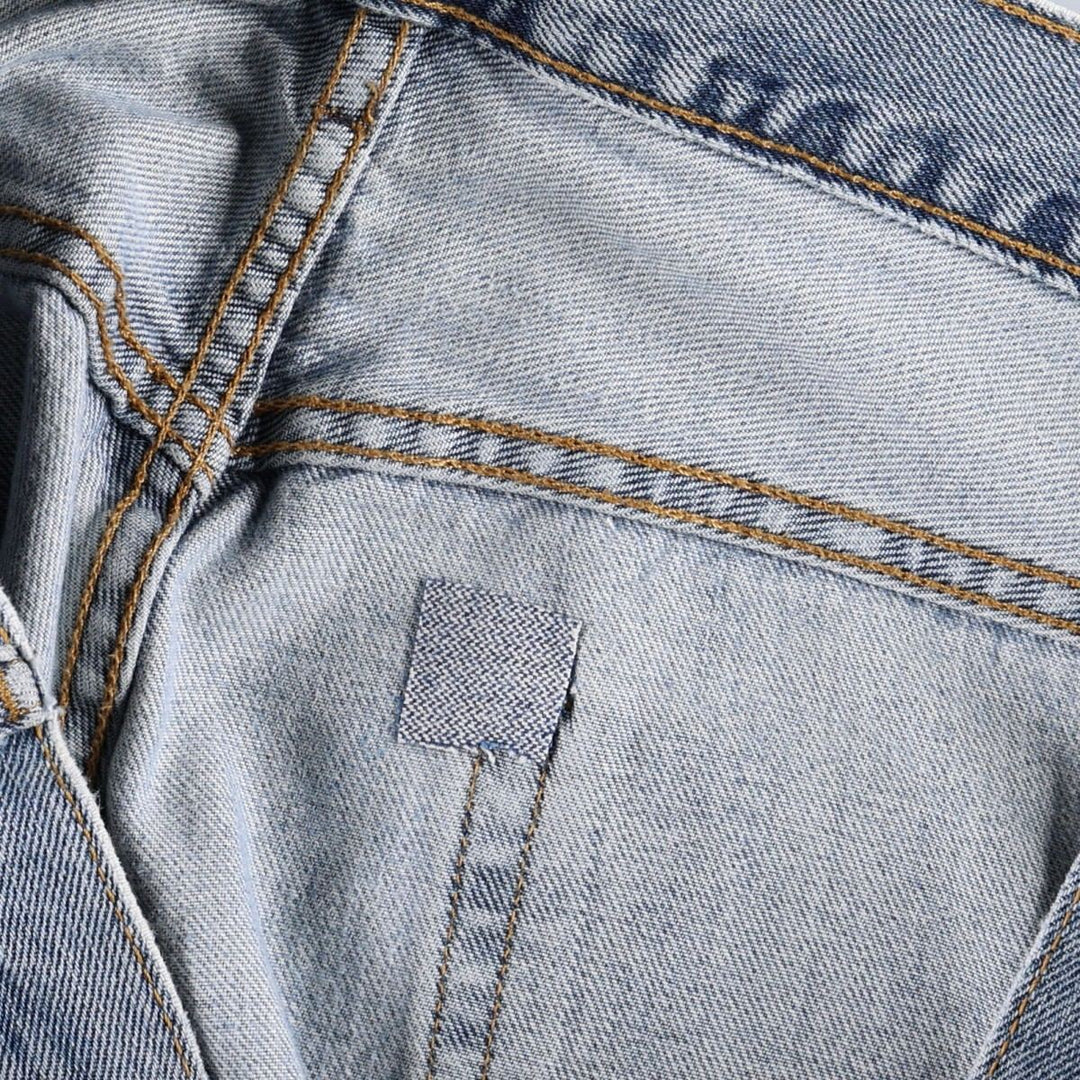 Levi's 550 tapered denim pants for men, size w36 cotton blue type Vintage Second Hand