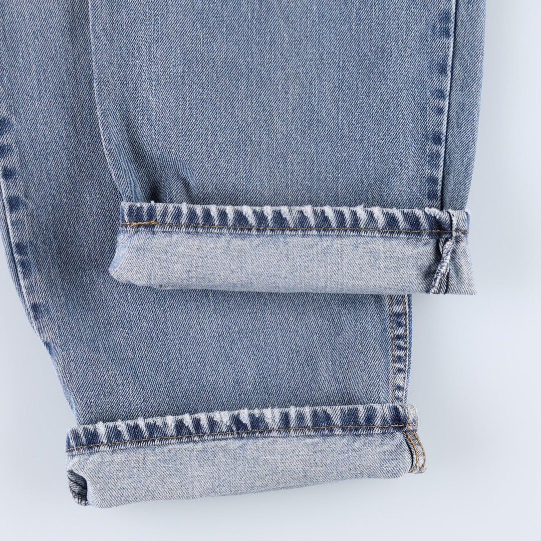 Levi's 550 tapered denim pants for men, size w36 cotton blue type Vintage Second Hand