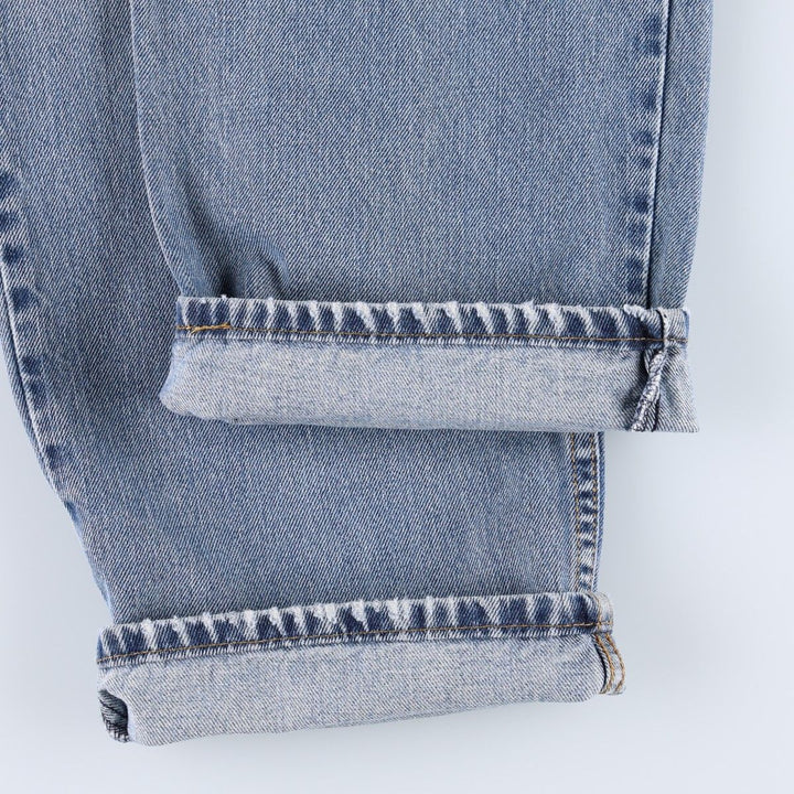 Levi's 550 tapered denim pants for men, size w36 cotton blue type Vintage Second Hand