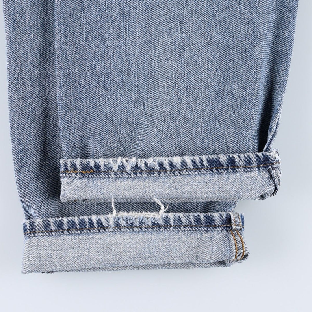 Levi's 550 tapered denim pants for men, size w36 cotton blue type Vintage Second Hand