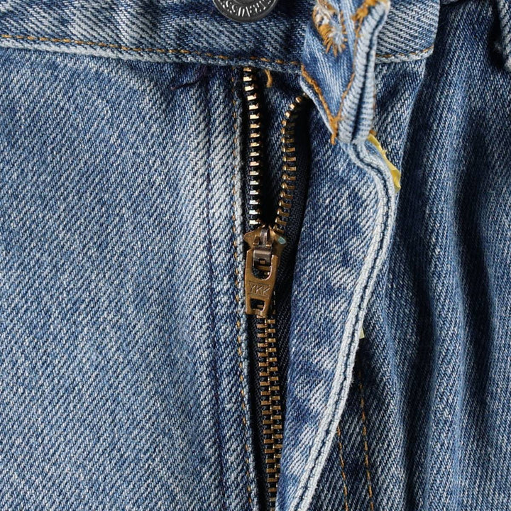 90'S Levi's 560 Loose Fit Tapered Leg Cut-off Tapered Denim Pants, Made in Canada, Men's W35 (approx.), Vintage cotton blue type Vintage Second Hand