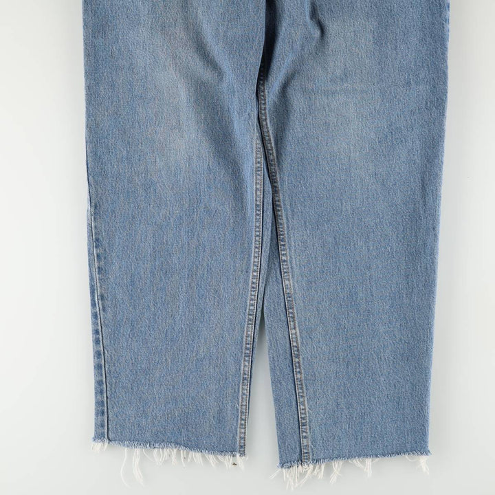 90'S Levi's 560 Loose Fit Tapered Leg Cut-off Tapered Denim Pants, Made in Canada, Men's W35 (approx.), Vintage cotton blue type Vintage Second Hand