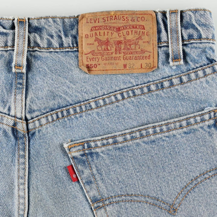 90'S Levi's 550 Relaxed Fit Tapered Denim Pants Men's W31 Vintage cotton blue type Vintage Second Hand