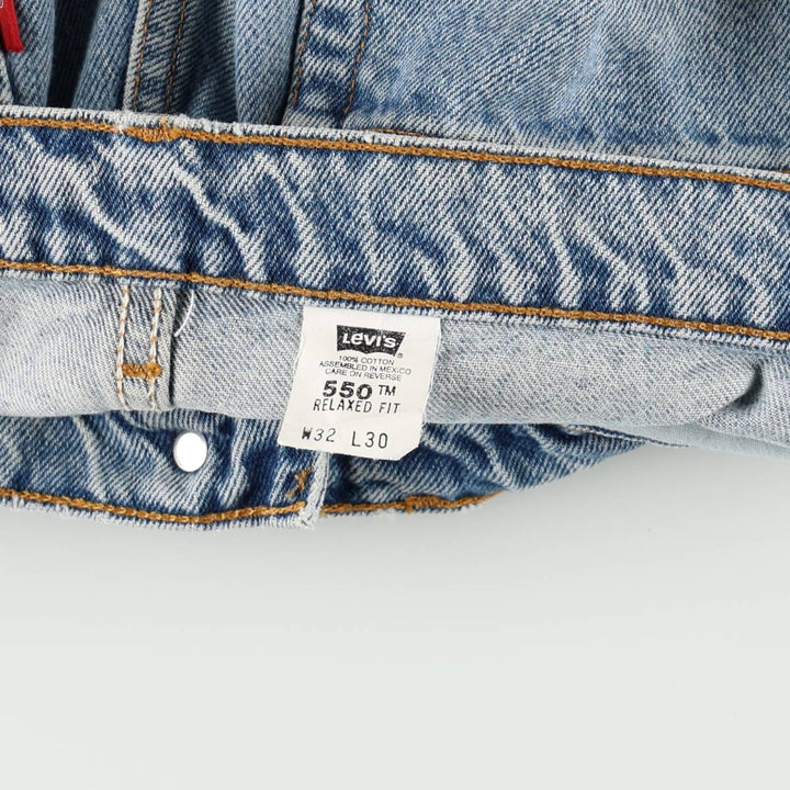 90'S Levi's 550 Relaxed Fit Tapered Denim Pants Men's W31 Vintage cotton blue type Vintage Second Hand