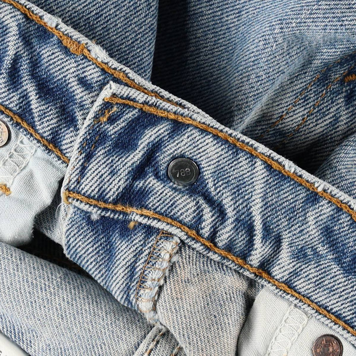 90'S Levi's 550 Relaxed Fit Tapered Denim Pants Men's W31 Vintage cotton blue type Vintage Second Hand