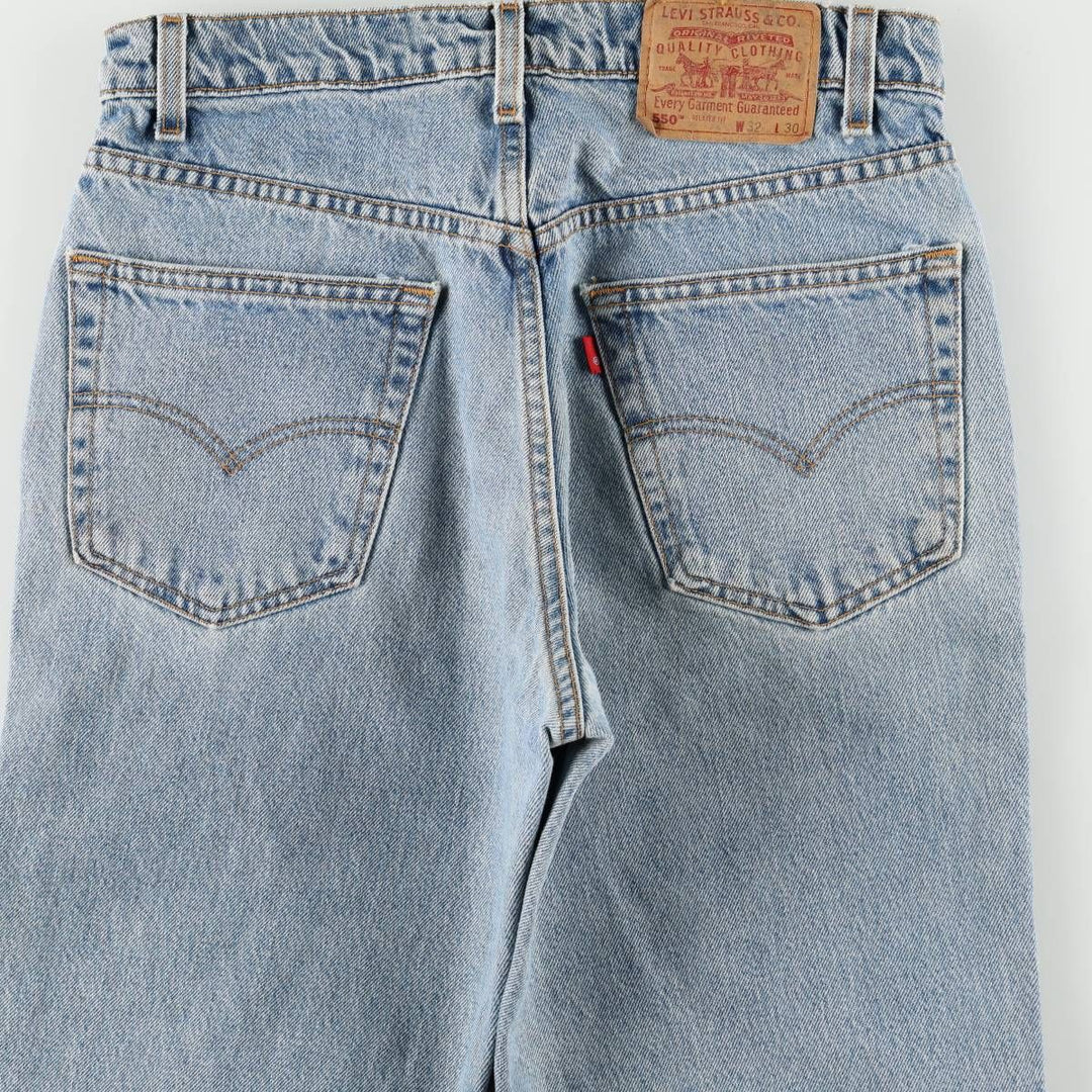 90'S Levi's 550 Relaxed Fit Tapered Denim Pants Men's W31 Vintage cotton blue type Vintage Second Hand