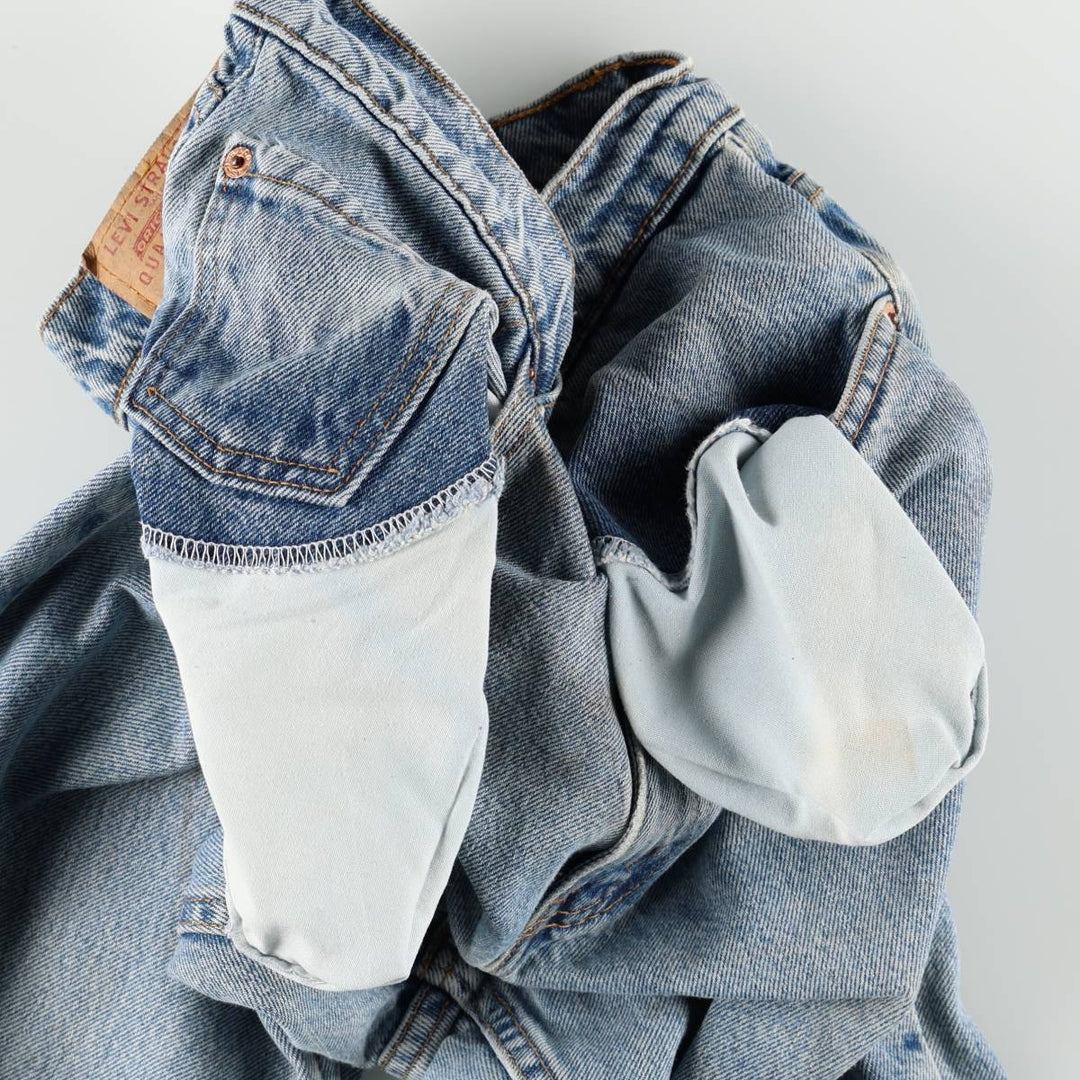 90'S Levi's 550 Relaxed Fit Tapered Denim Pants Men's W31 Vintage cotton blue type Vintage Second Hand