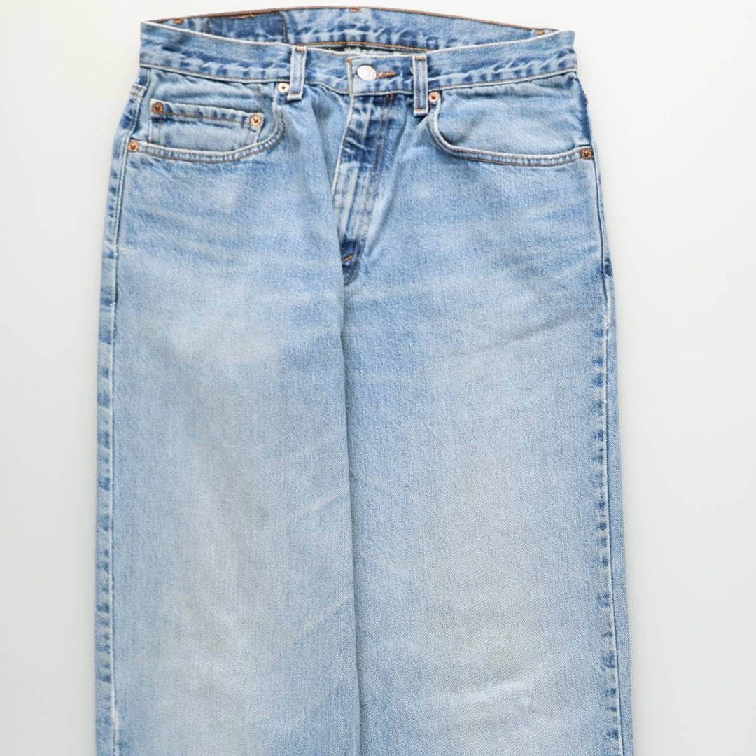00'S Levi's 550 Relaxed Fit Tapered Denim Pants Men's W32 cotton blue type Vintage Second Hand