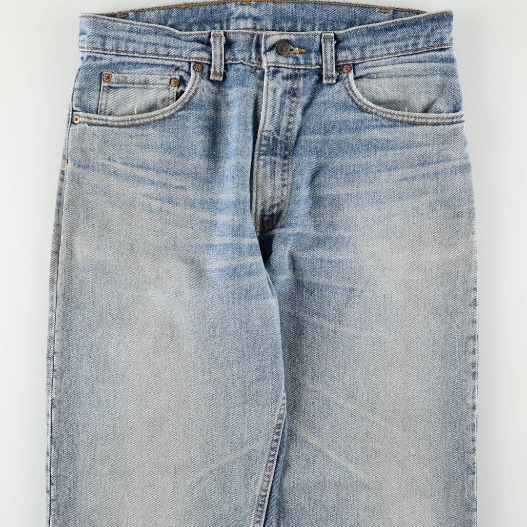 Levi's 550 Tapered Denim Pants, Made in USA, Men's Size W34 (approx.) cotton blue type Vintage Second Hand