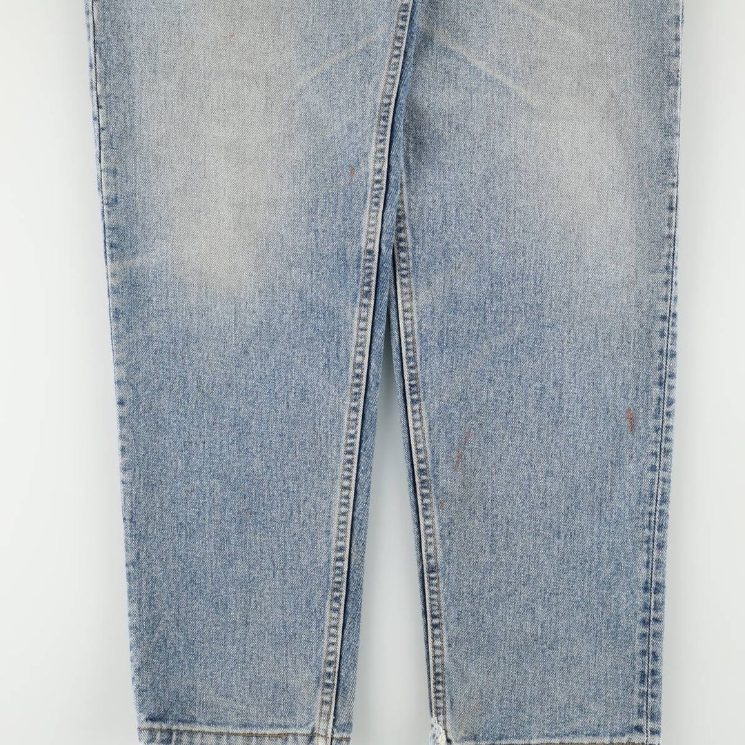 Levi's 550 Tapered Denim Pants, Made in USA, Men's Size W34 (approx.) cotton blue type Vintage Second Hand