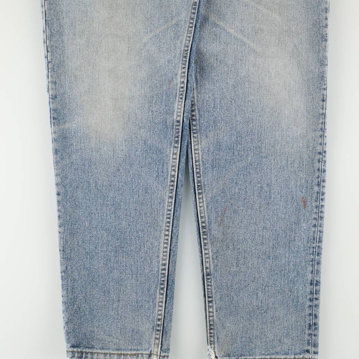 Levi's 550 Tapered Denim Pants, Made in USA, Men's Size W34 (approx.) cotton blue type Vintage Second Hand