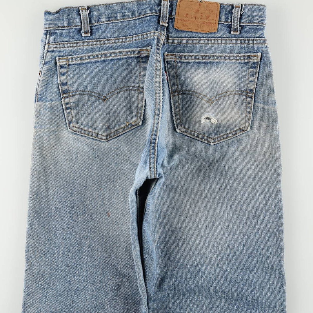 Levi's 550 Tapered Denim Pants, Made in USA, Men's Size W34 (approx.) cotton blue type Vintage Second Hand