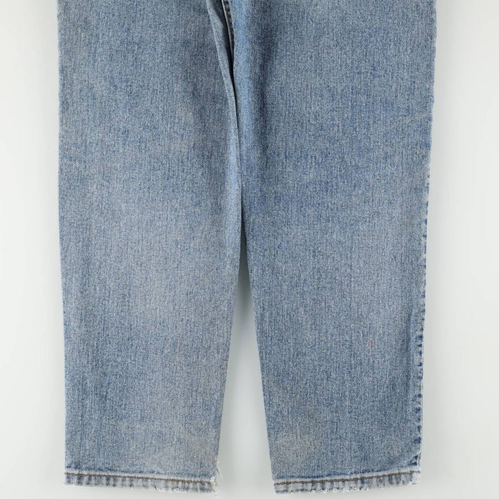 Levi's 550 Tapered Denim Pants, Made in USA, Men's Size W34 (approx.) cotton blue type Vintage Second Hand