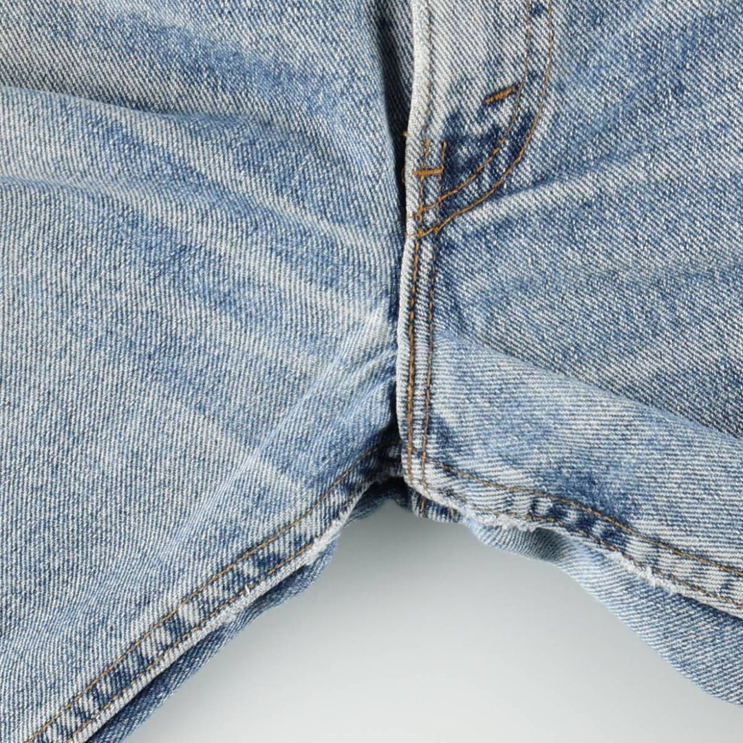 Levi's 550 Tapered Denim Pants, Made in USA, Men's Size W34 (approx.) cotton blue type Vintage Second Hand