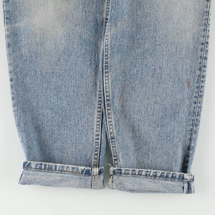 Levi's 550 Tapered Denim Pants, Made in USA, Men's Size W34 (approx.) cotton blue type Vintage Second Hand