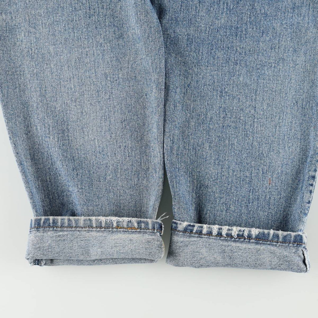 Levi's 550 Tapered Denim Pants, Made in USA, Men's Size W34 (approx.) cotton blue type Vintage Second Hand