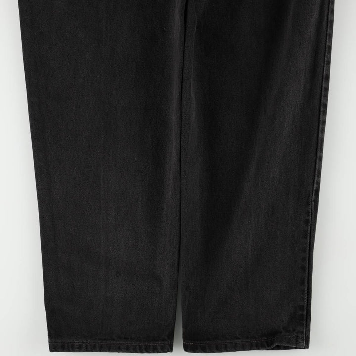 Levi's 560 Loose Fit Tapered Leg Black Denim Tapered Jeans, Made in Canada, Men's Size W34 (approx.) cotton black type Vintage Second Hand
