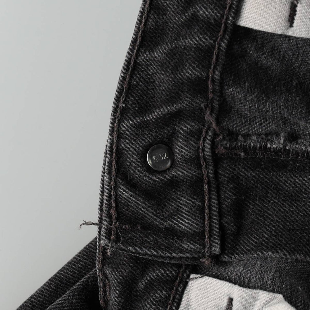 90'S Levi's 550 Relaxed Fit Tapered Leg Tapered Denim Pants Made in USA Men's W31 Vintage cotton black type Vintage Second Hand