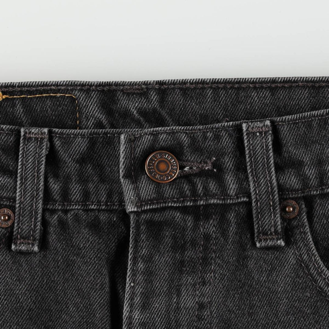 90'S Levi's 550 Relaxed Fit Tapered Leg Tapered Denim Pants Made in USA Men's W31 Vintage cotton black type Vintage Second Hand