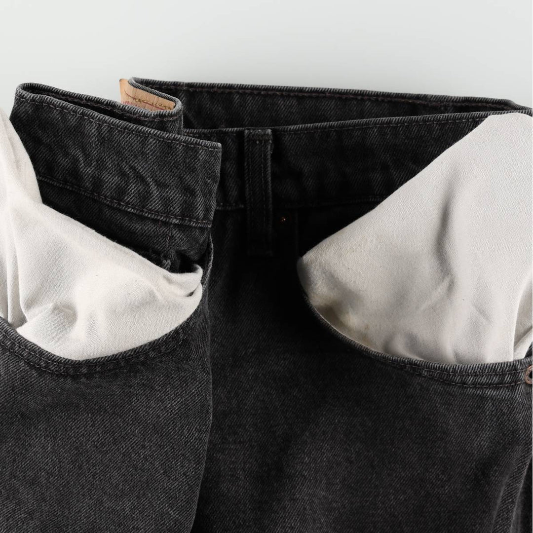 90'S Levi's 550 Relaxed Fit Tapered Leg Tapered Denim Pants Made in USA Men's W31 Vintage cotton black type Vintage Second Hand