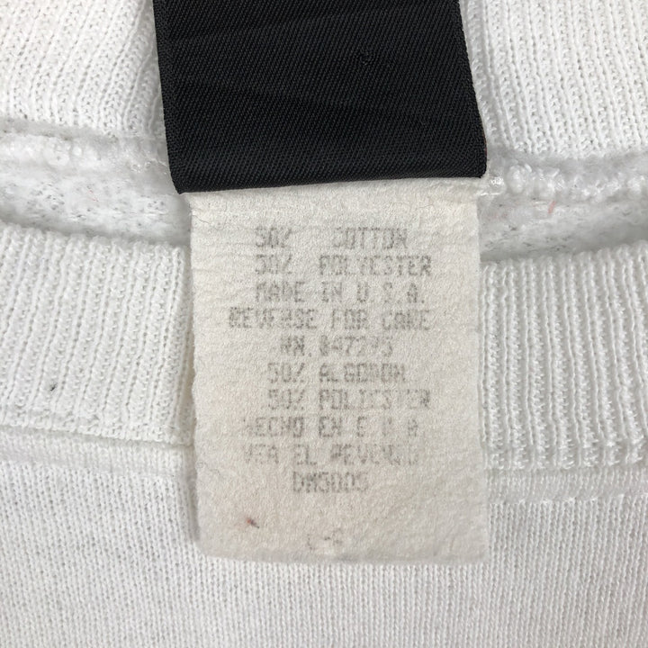 90'S MICKEY UNLIMITED DISNEY Disney Character Sweatshirt, Made in USA, Men's Size L (Equivalent), Vintage cotton white type Vintage Second Hand