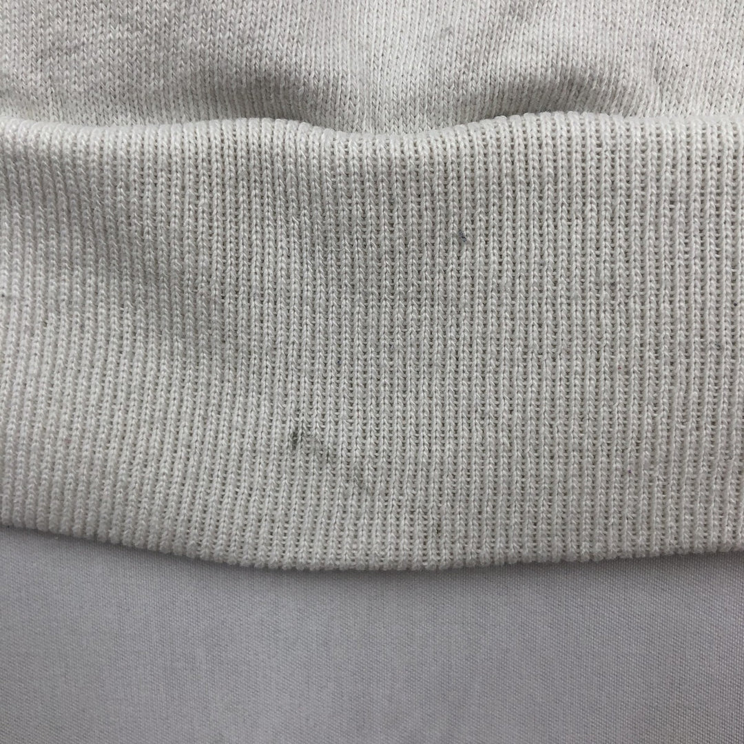 80'S Disney Mickey Mouse character sweatshirt, made in USA, men's size L, vintage polyester white type Vintage Second Hand