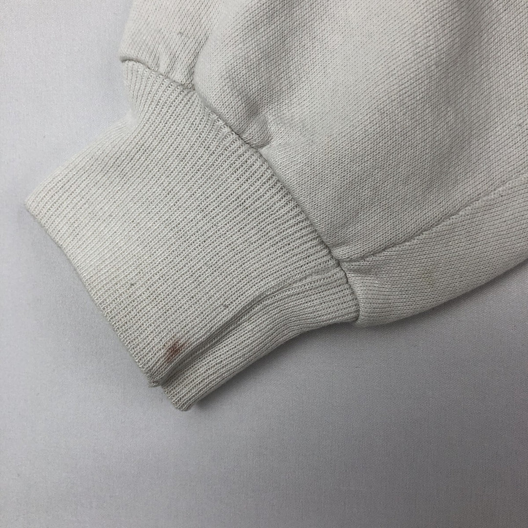 80'S Disney Mickey Mouse character sweatshirt, made in USA, men's size L, vintage polyester white type Vintage Second Hand