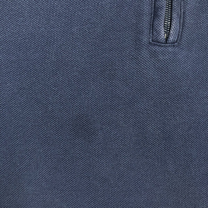 Ralph Lauren POLO by Ralph Lauren Half-Zip Sweatshirt, Men's Size L cotton navy blue type Vintage Second Hand