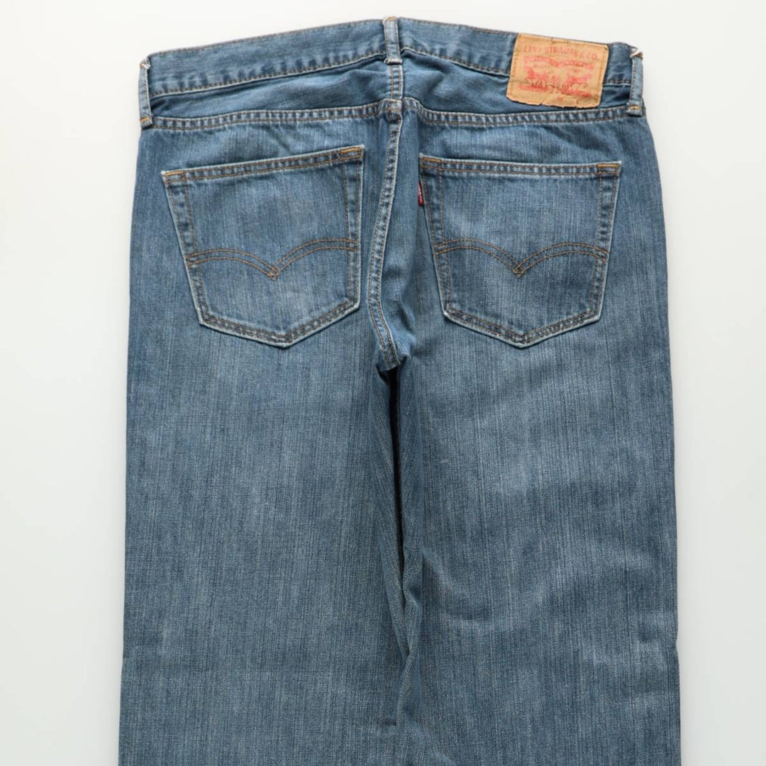 Levi's 559 straight denim pants for men, size W35 cotton blue type Vintage Second Hand