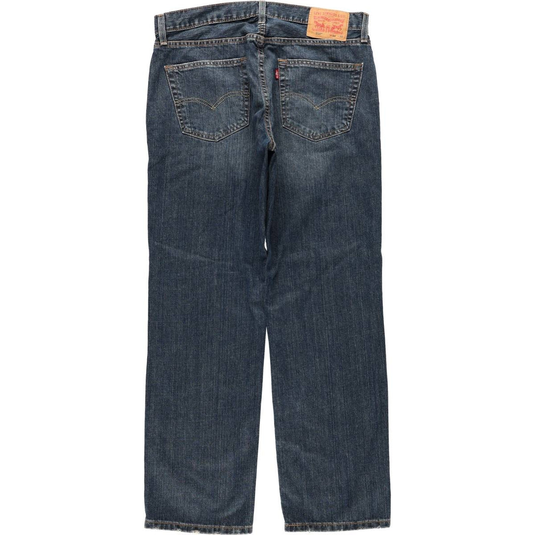 Levi's 559 straight denim pants for men, size W36 cotton blue type Vintage Second Hand