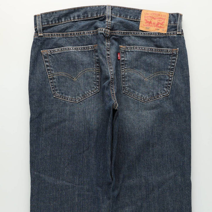 Levi's 559 straight denim pants for men, size W36 cotton blue type Vintage Second Hand