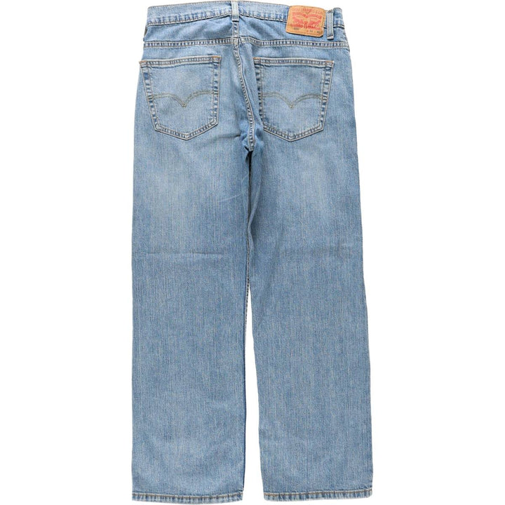 Levi's 569 straight denim pants for men, size W34 cotton blue type Vintage Second Hand