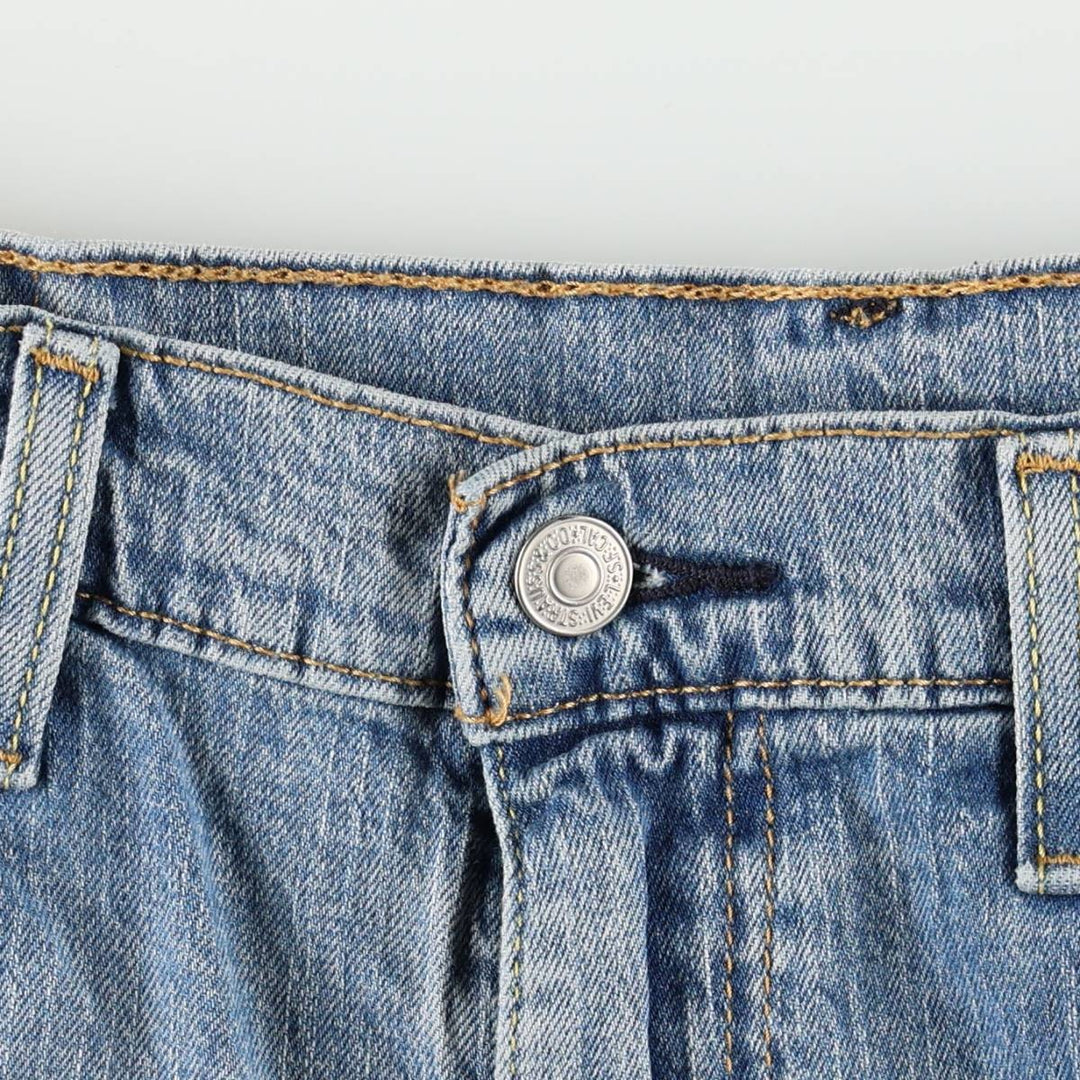 Levi's 569 straight denim pants for men, size W34 cotton blue type Vintage Second Hand