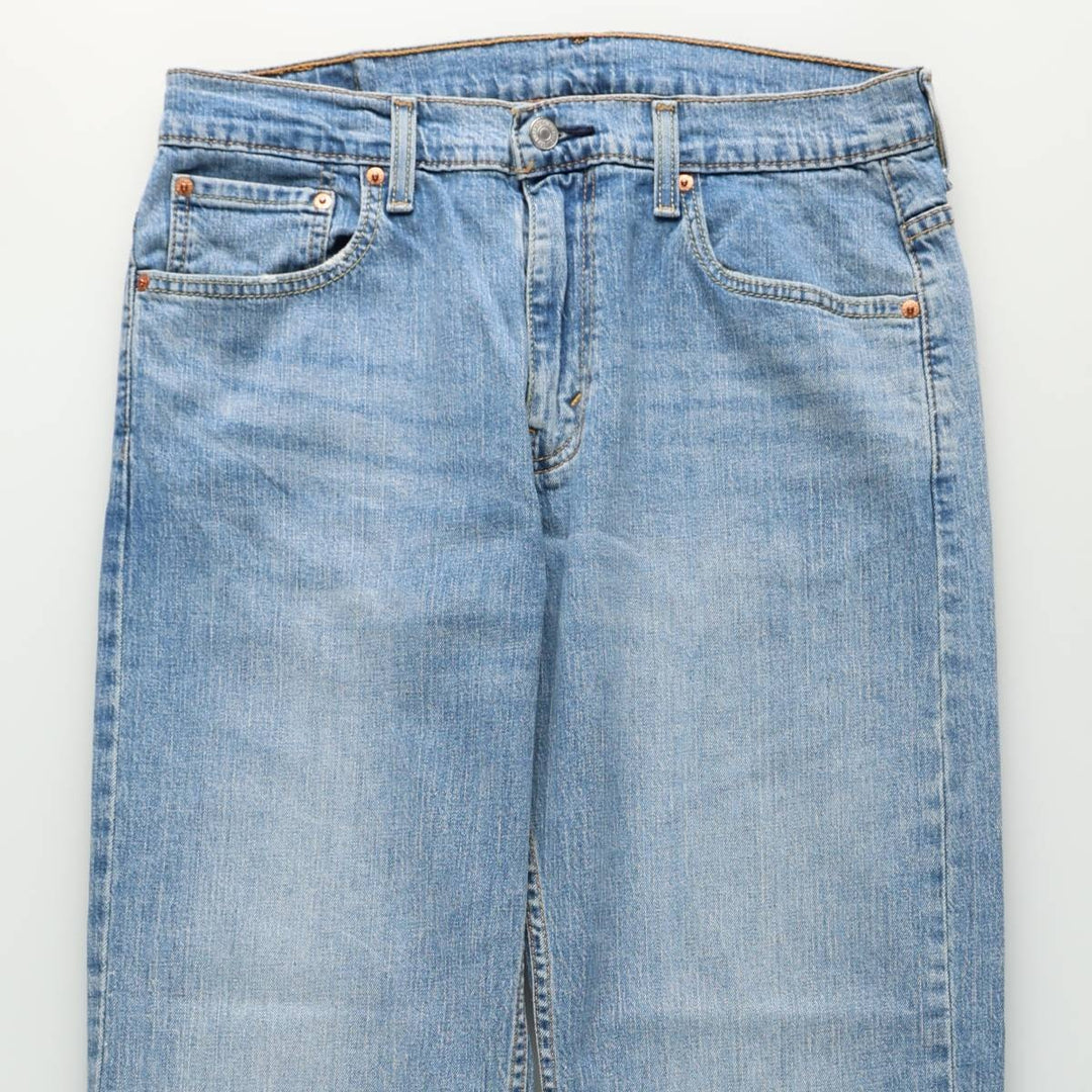 Levi's 569 straight denim pants for men, size W34 cotton blue type Vintage Second Hand