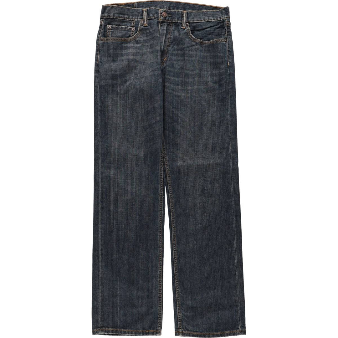 Levi's 559 straight denim pants for men, size W34 cotton navy blue type Vintage Second Hand