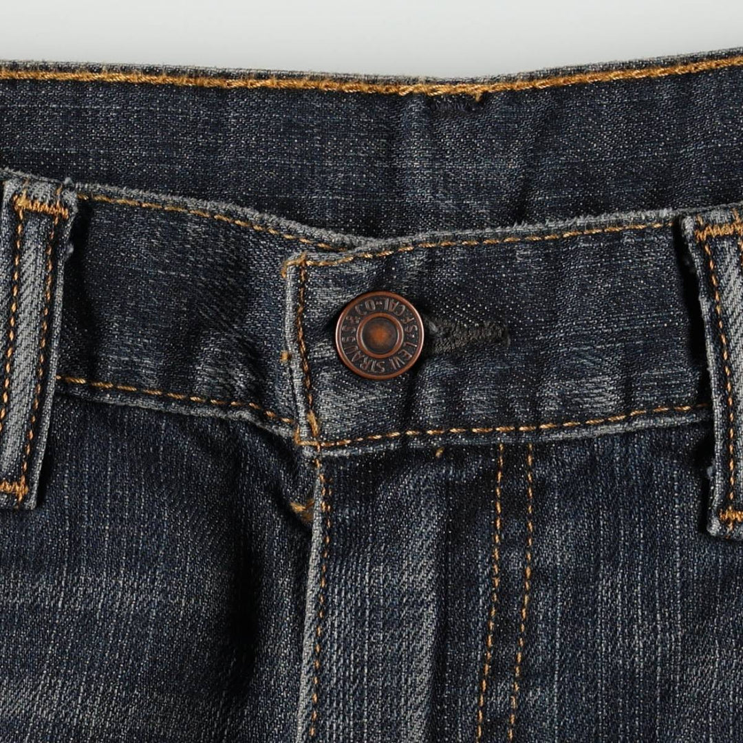 Levi's 559 straight denim pants for men, size W34 cotton navy blue type Vintage Second Hand