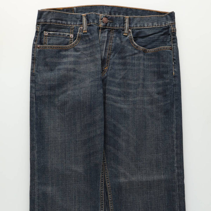 Levi's 559 straight denim pants for men, size W34 cotton navy blue type Vintage Second Hand