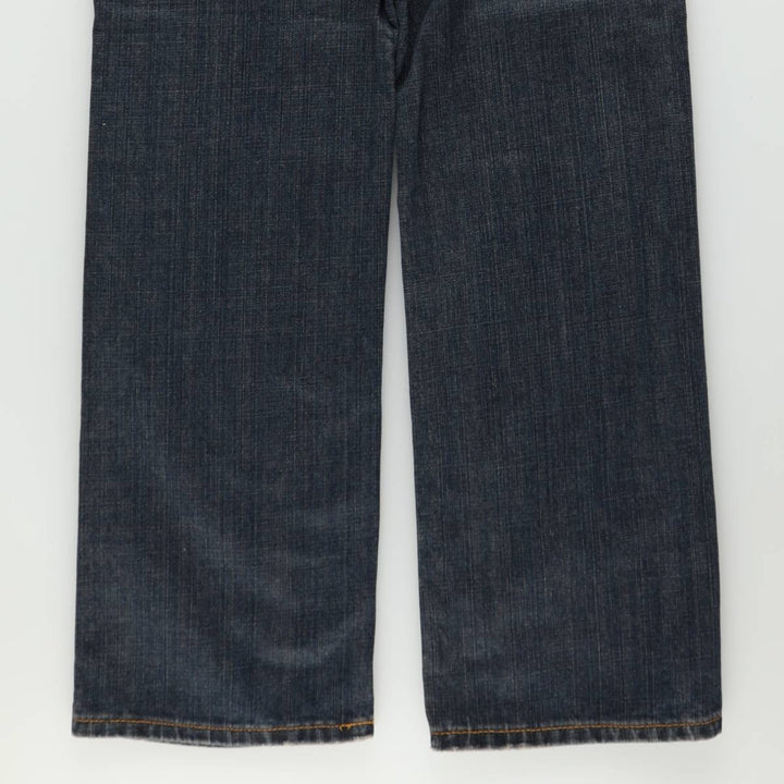 Levi's 559 straight denim pants for men, size W34 cotton navy blue type Vintage Second Hand
