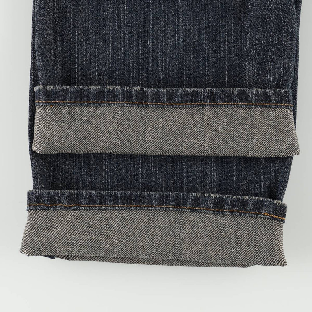 Levi's 559 straight denim pants for men, size W34 cotton navy blue type Vintage Second Hand