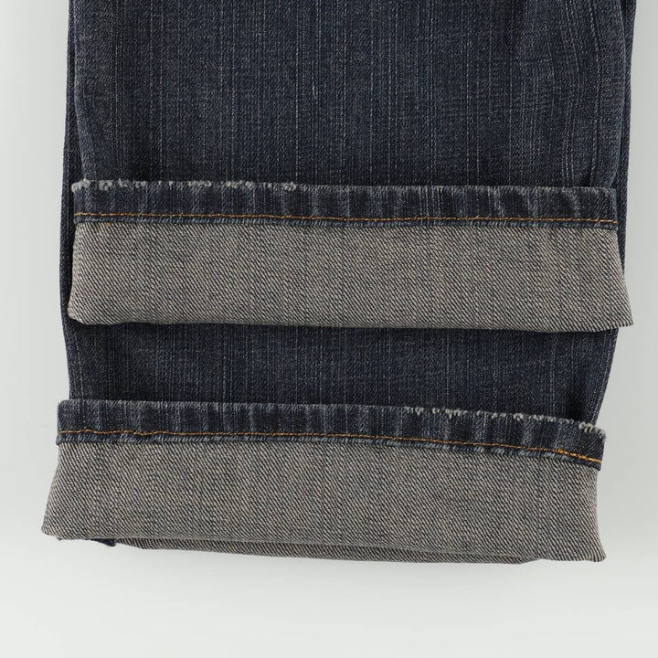 Levi's 559 straight denim pants for men, size W34 cotton navy blue type Vintage Second Hand