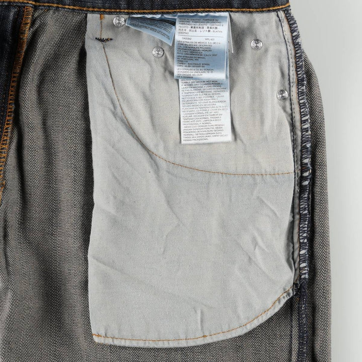 Levi's 559 straight denim pants for men, size W34 cotton navy blue type Vintage Second Hand