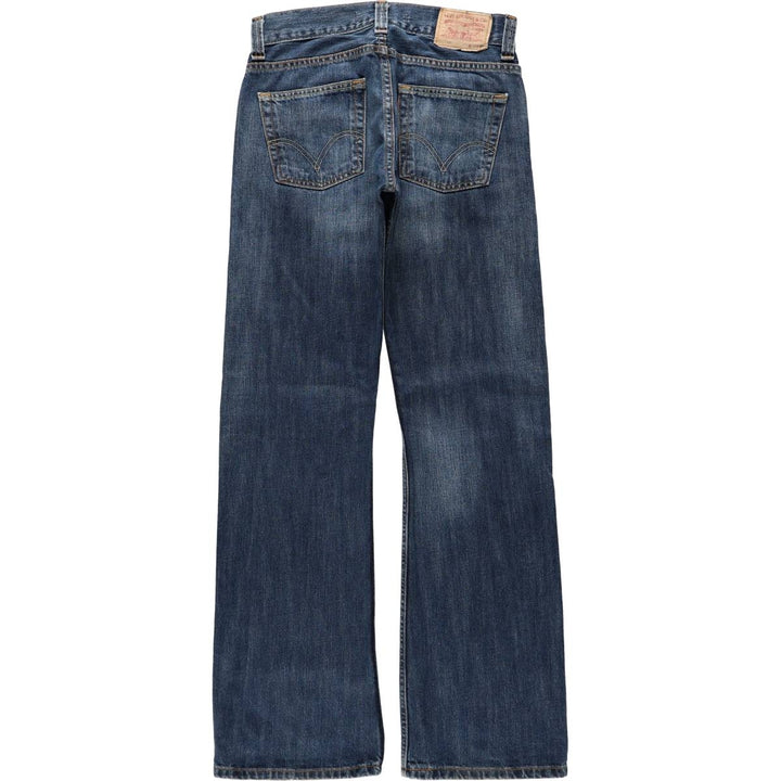 Levi's 512 BOOTCUT Euro Model Bootcut Denim Pants, Men's Size W31 (approx.) cotton blue type Vintage Second Hand