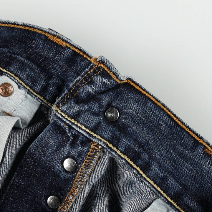 Levi's 512 BOOTCUT Euro Model Bootcut Denim Pants, Men's Size W31 (approx.) cotton blue type Vintage Second Hand