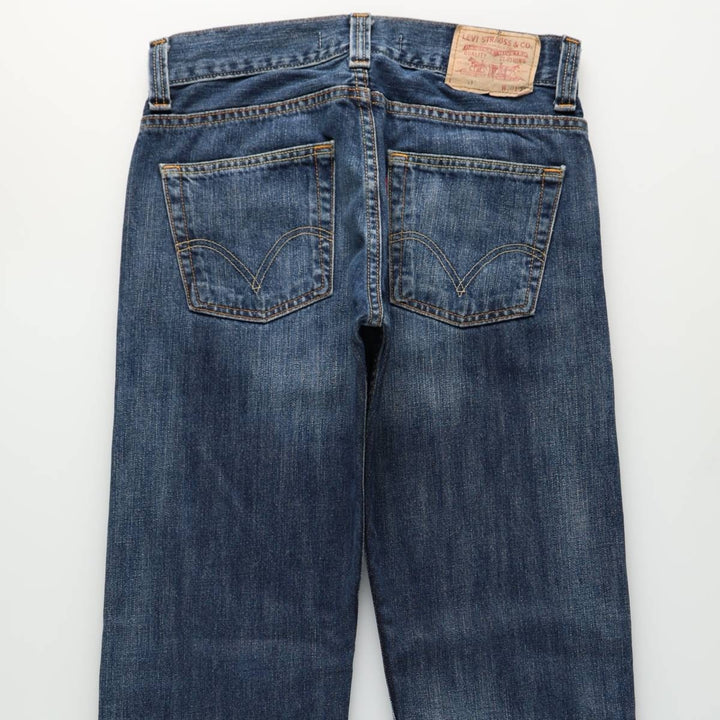 Levi's 512 BOOTCUT Euro Model Bootcut Denim Pants, Men's Size W31 (approx.) cotton blue type Vintage Second Hand