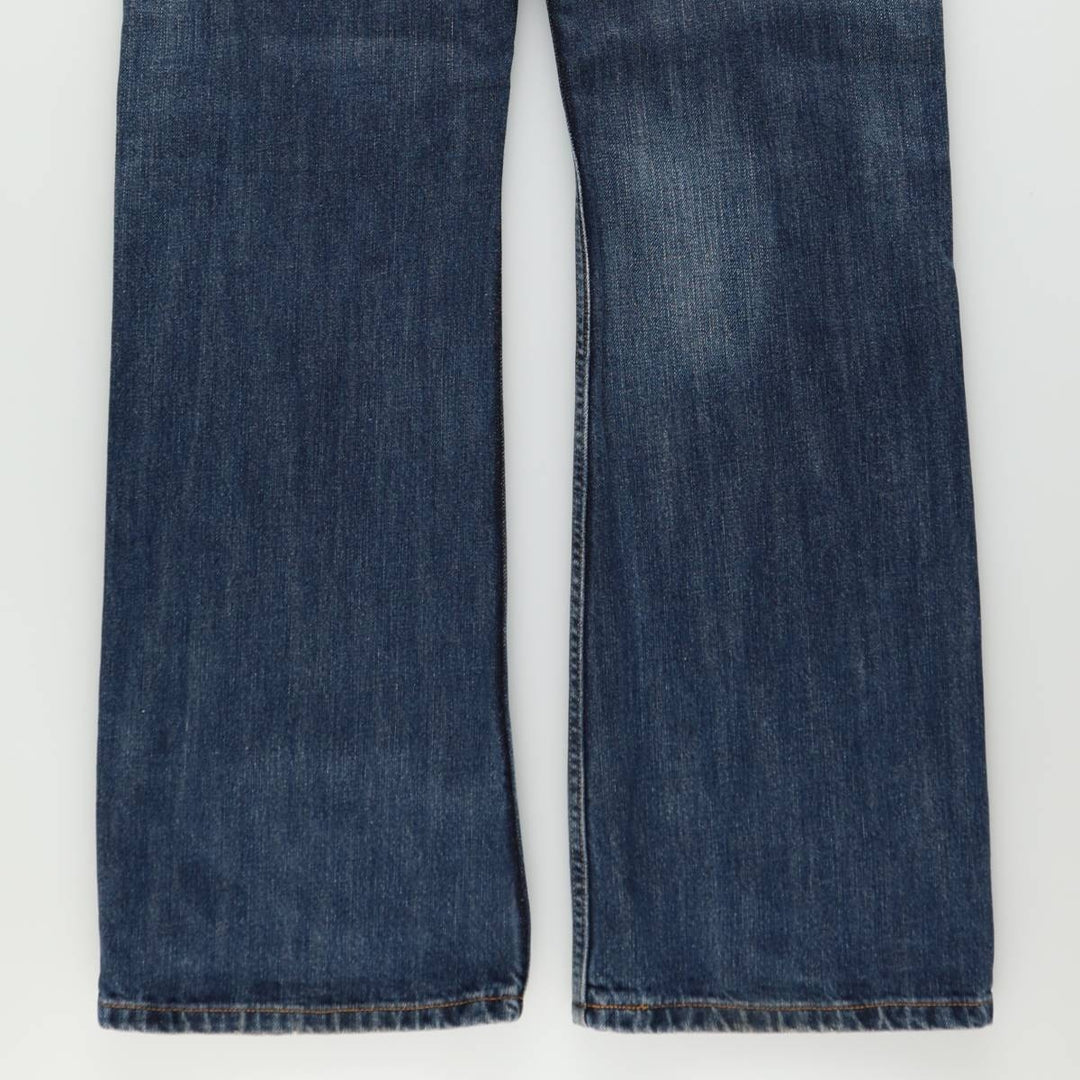 Levi's 512 BOOTCUT Euro Model Bootcut Denim Pants, Men's Size W31 (approx.) cotton blue type Vintage Second Hand