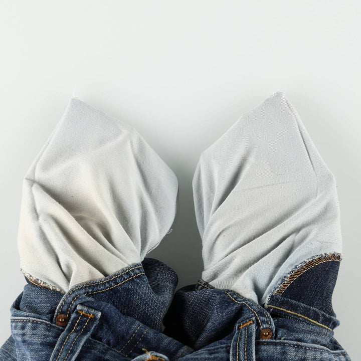 Levi's 512 BOOTCUT Euro Model Bootcut Denim Pants, Men's Size W31 (approx.) cotton blue type Vintage Second Hand