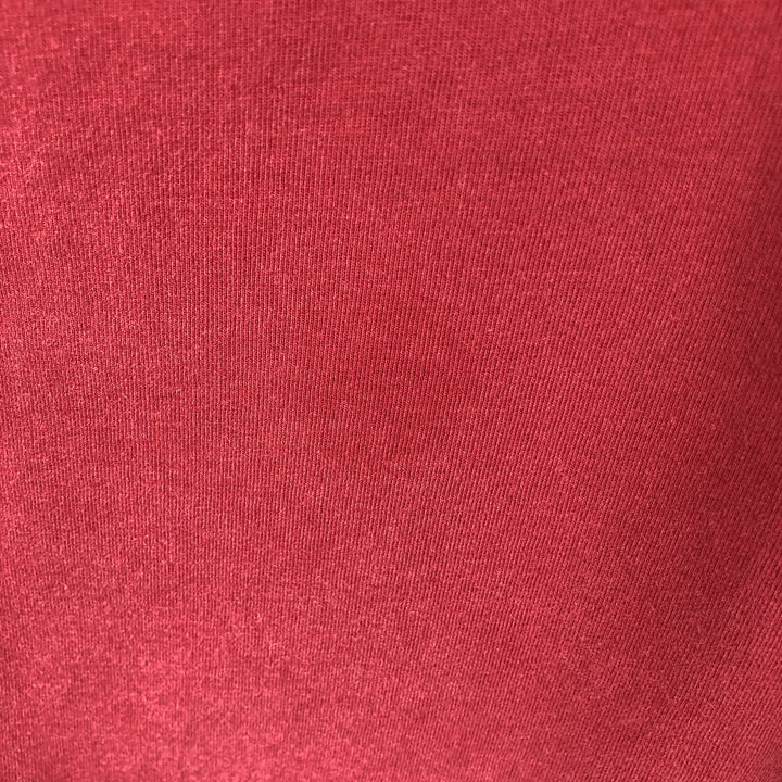 90s-00'S Eddie Bauer Henley neck short-sleeved T-shirt, men's size L equivalent, vintage. cotton red type Vintage Second Hand