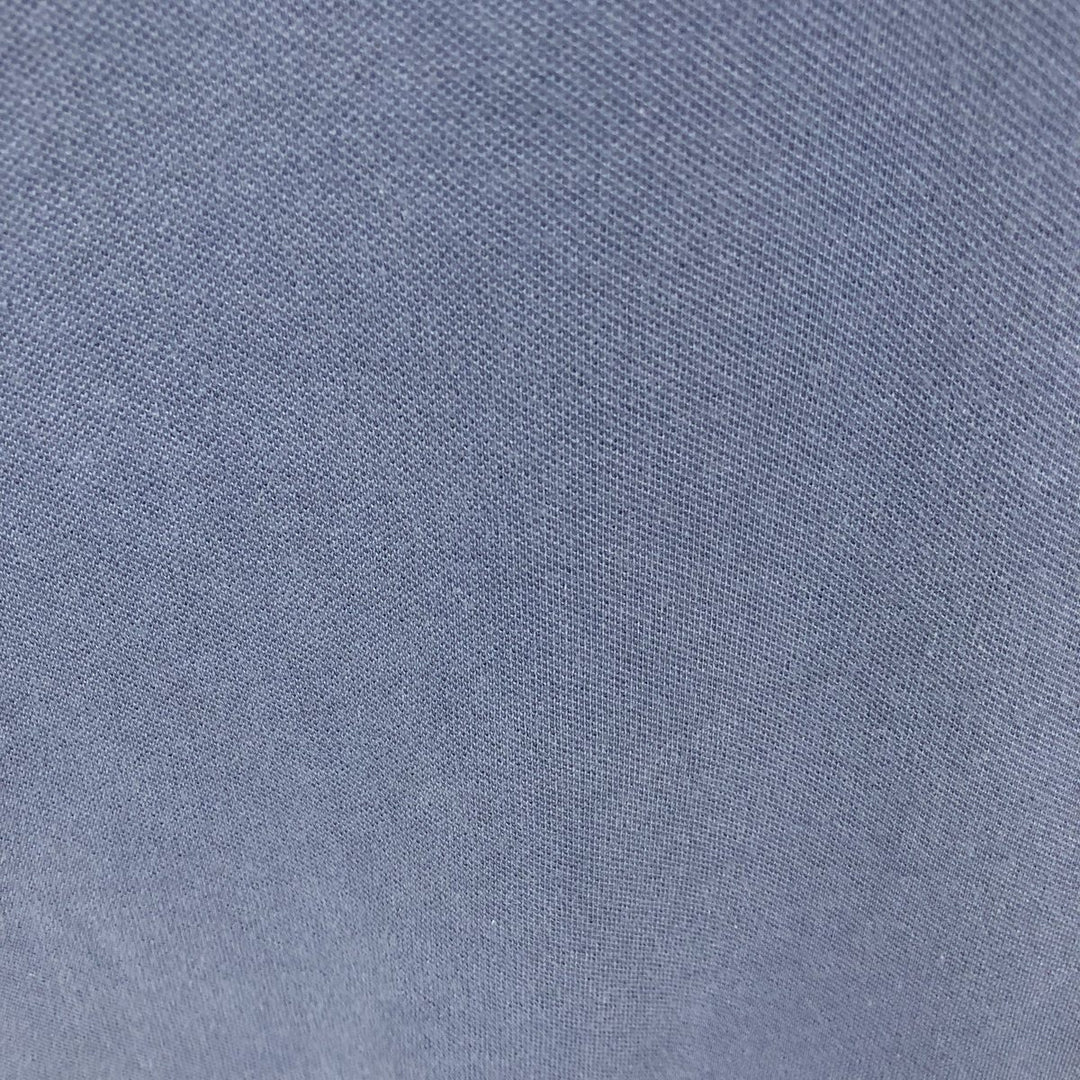 Ralph Lauren POLO by Ralph Lauren pique knit short-sleeved V-neck T-shirt, men's size XL (approx.) cotton navy blue type Vintage Second Hand