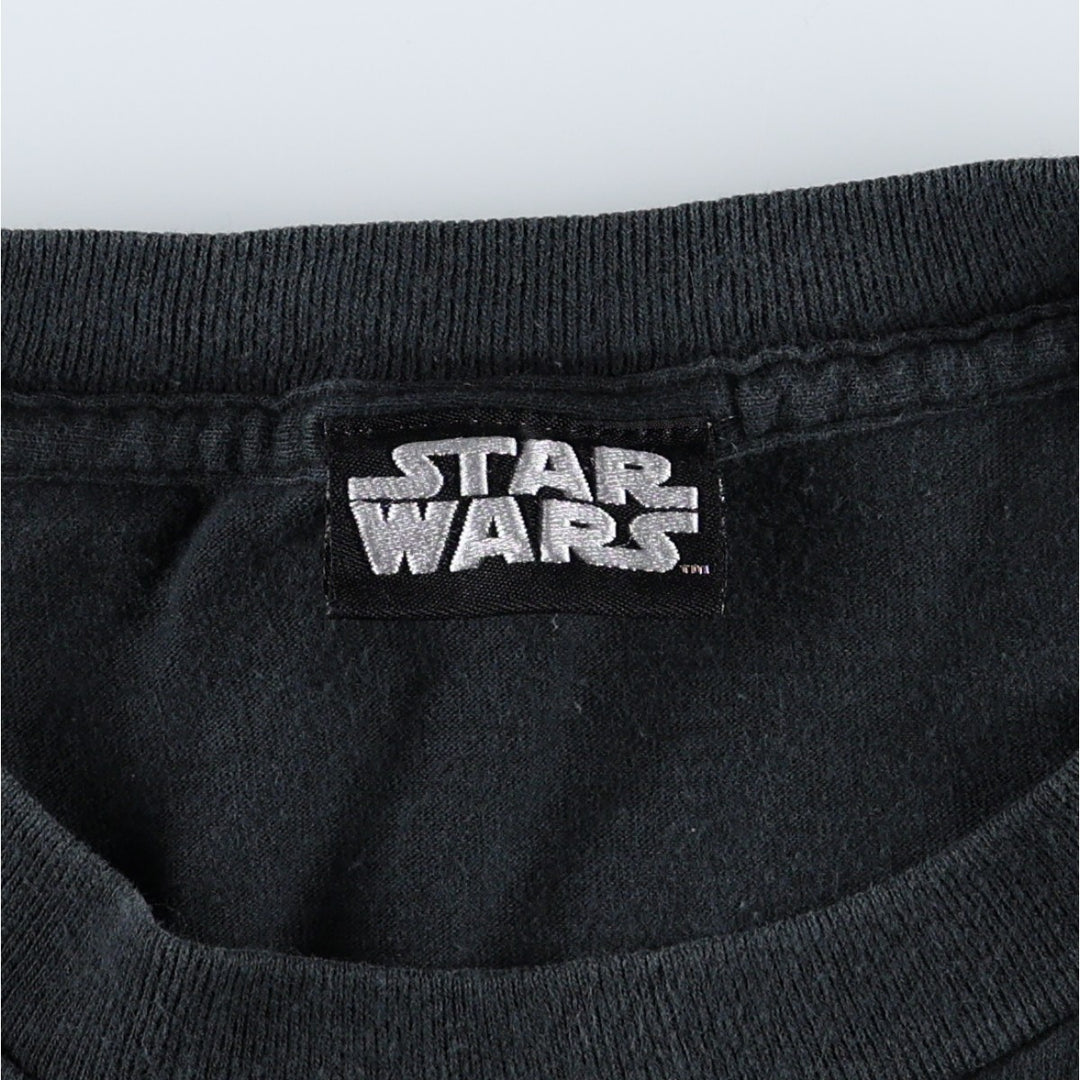 STAR WARS Star Wars Movie T-shirt Men's XL size unclear black type Vintage Second Hand