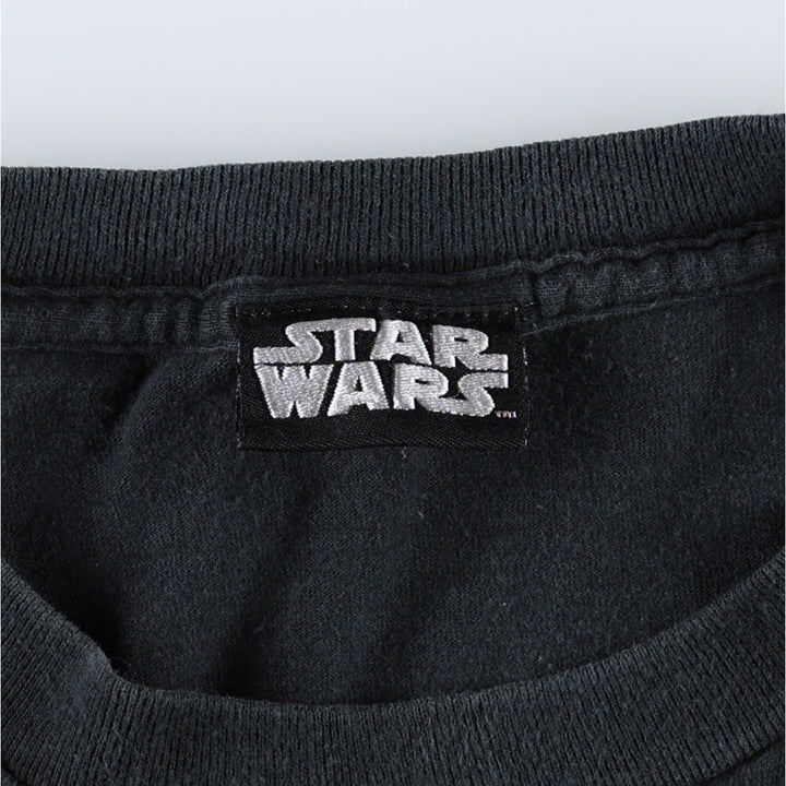 STAR WARS Star Wars Movie T-shirt Men's XL size unclear black type Vintage Second Hand